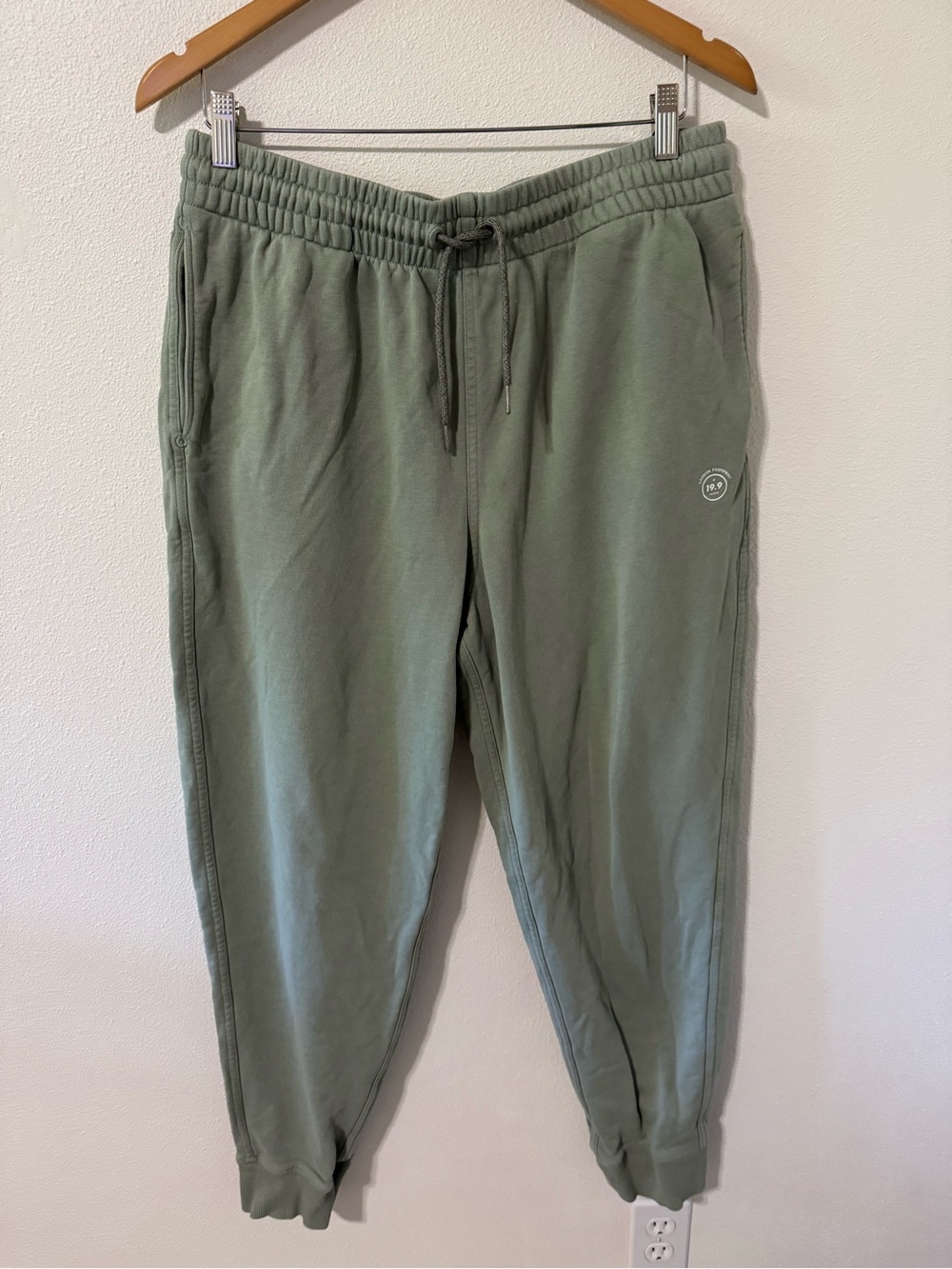 Allbirds R&R Jogger Sweatpants Light Green Drawstring Pockets Athleisure X-Large
